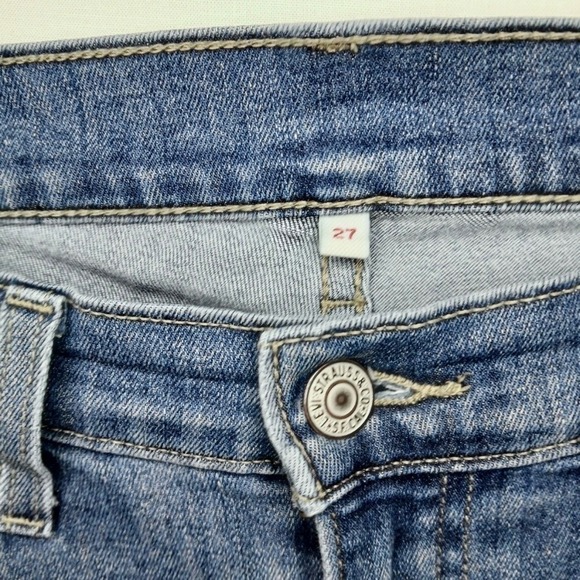Levi's 529 Curvy‎ Bootcut Cropped Jeans Size 27 Medium Wash - Picture 8 of 10